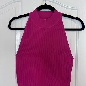 Babaton Fuchsia Sleeveless Tank Top